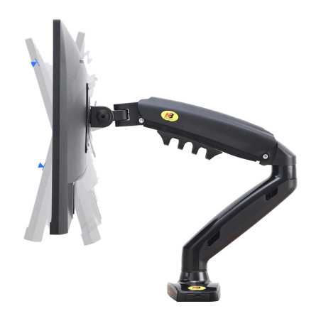 Support Bureau Double Écran 17"-27" North Bayou NB F80 - Bras à Gaz