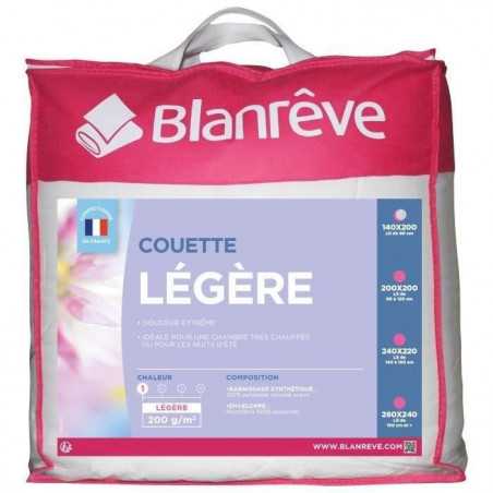 Couette Légere Microfibre - BLANREVE - 140 x 200 cm - Blanc