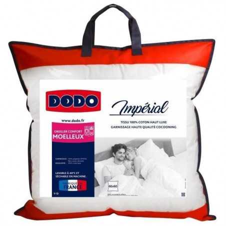 Oreiller Imperial Moelleux - DODO - 60 x 60 cm - Blanc