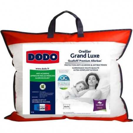 Oreiller Grand Luxe - DODO - Quallofil Allerban - 50 x 70 cm - Blanc