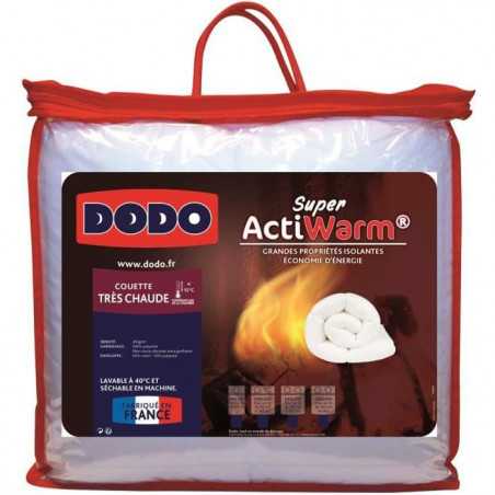Couette Tres Chaude 450gr/m² - DODO -SUPER ACTIWARM - 240 x 260 cm - Blanc