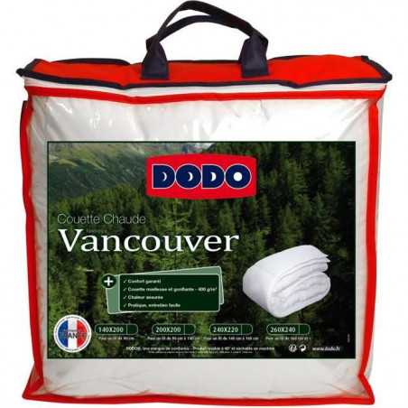 Couette Chaude Vancouver 400gr/m² - DODO - 140 x 200 cm - Blanc