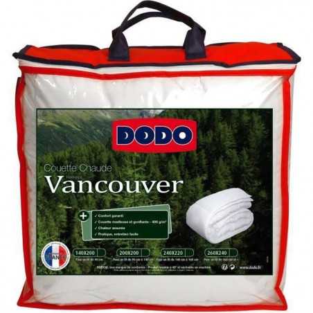 Couette Chaude Vancouver 400gr/m² - DODO - 220 x 240 cm - Blanc
