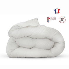 Couette anti-acariens - 220 x 240 cm - Chaude - 400 g/m² 2 personnes - Blanc - ABEIL Couette anti-acariens - 220 x 240 cm - Chaude - 400 g/m² 2 personnes - Blanc - ABEIL