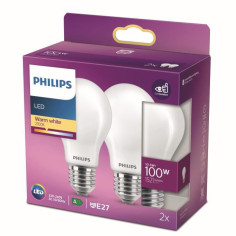 Philips ampoule LED Equivalent100W E27 Blanc chaud non dimmable