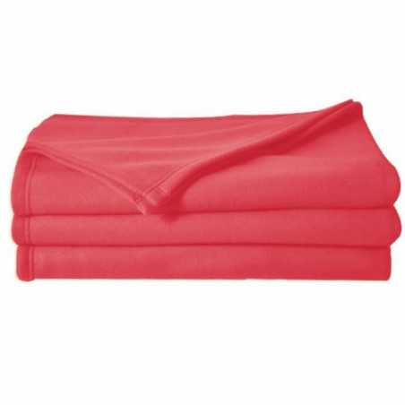Couverture Polaire Toison d'Or - Poleco - 220 x 240 cm - Coloris Fraise