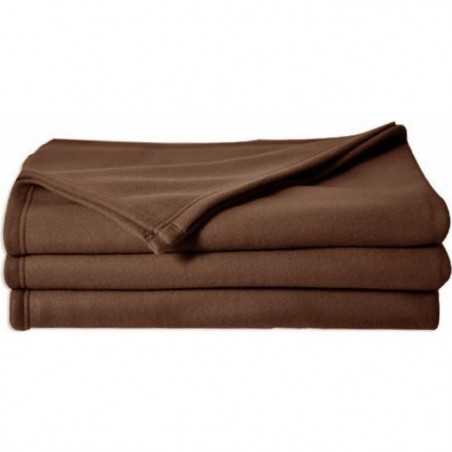 TOISON D'OR - Couverture polaire - NEGOC-008510 - Poleco - 220x240cm - Chocolat
