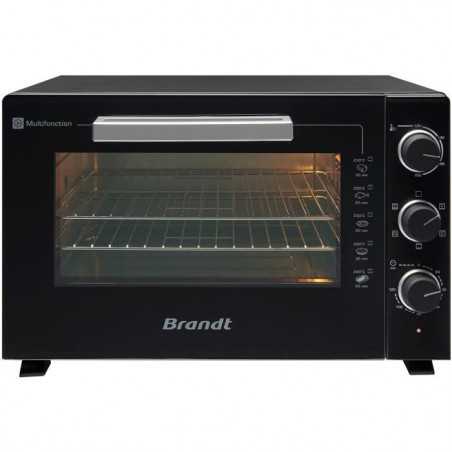 Mini-Four BRANDT FC469MUB - 46L - 1800W - Multifonctions - Thermostat réglable 230°C - Minuterie 120min - Noir