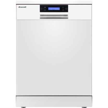 Lave-vaisselle pose libre BRANDT LVC144IW - 14 couverts - Induction - L60cm - 44dB -