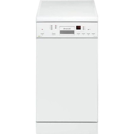 Lave-vaisselle pose libre BRANDT DFS1010W - 10 couverts - Induction - L45cm - 47dB - Blanc