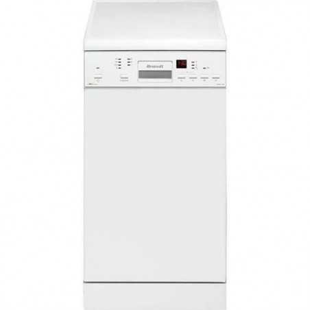 Lave-vaisselle pose libre BRANDT DFS1010W - 10 couverts - Induction - L45cm - 47dB - Blanc