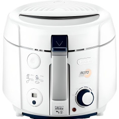 DELONGHI F38436 Friteuse électrique classique RotoFry - Blanc