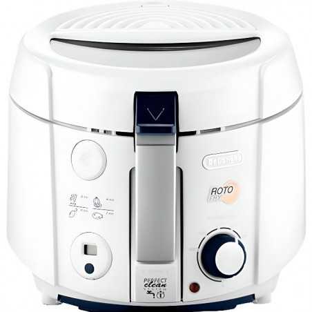 DELONGHI F38436 Friteuse électrique classique RotoFry - Blanc