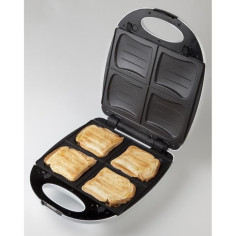 DOMO Appareil a croque-monsieur 1200 W Blanc DO9046C DOMO Appareil a croque-monsieur 1200 W Blanc DO9046C