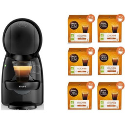 KRUPS YY4511FD Nescafu00e9 Dolce Gusto Piccolo XS Machine a cafu00e9 + 6 boites de ca