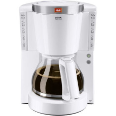 MELITTA Cafétiere Look IV Selection 1011-03 Blanc/Acier Brossé MELITTA Cafétiere Look IV Selection 1011-03 Blanc/Acier Brossé