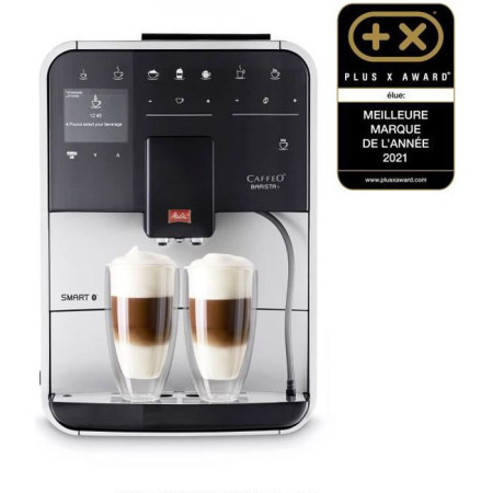 Machine a Café a Grain MELITTA Barista T Smart - Argent (sans réservoir lait)