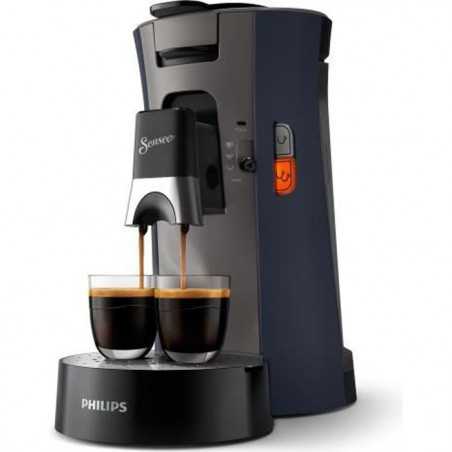 Cafetiere a dosette - PHILIPS - SENSEO - CSA240/71 - Select - Bleu nuit