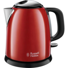 Bouilloire Compacte Rouge - RUSSELL HOBBS 24992-70 - Capacité 1L - Filtre Anti-Calcaire Amovible Bouilloire Compacte Rouge - RUSSELL HOBBS 24992-70 - Capacité 1L - Filtre Anti-Calcaire Amovible