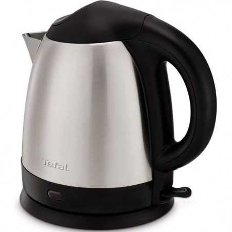 Bouilloire électrique TEFAL Compact Inox KI431D10 - Capacité 1,2 L - Base 360° - Graduation intérieure en relief