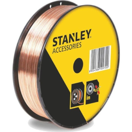 STANLEY 460628 Bobine fil acier pour soudure MIG/MAG sans gaz - Ø 0