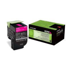 Cartouche de toner MAGENTA Lexmark Toner 802M - 80C20M0 - 1?000 pages Cartouche de toner MAGENTA Lexmark Toner 802M - 80C20M0 - 1?000 pages