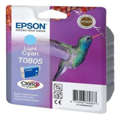 EPSON Cartouche d'encre T0805 Cyan clair - Colibri (C13T08054011) EPSON Cartouche d'encre T0805 Cyan clair - Colibri (C13T08054011)