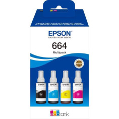 Multipack 4 couleurs EcoTank 664 (C13T664640) Multipack 4 couleurs EcoTank 664 (C13T664640)