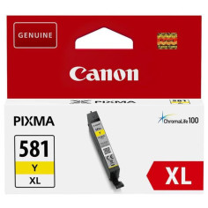 CANON Cartouche d'encre CLI-581Y XL grande capacité Jaune (CLI581XL) CANON Cartouche d'encre CLI-581Y XL grande capacité Jaune (CLI581XL)