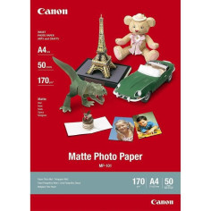Papier photo mat CANON MP-101 170g/m2 - Format A4 - 50 feuilles Papier photo mat CANON MP-101 170g/m2 - Format A4 - 50 feuilles