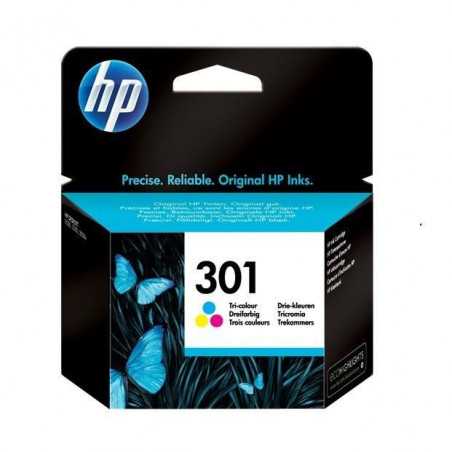 HP 301 Cartouche d'encre trois couleurs authentique (CH562EE) pour HP Envy 4505 et HP DeskJet 1050/1512/2548/3057A