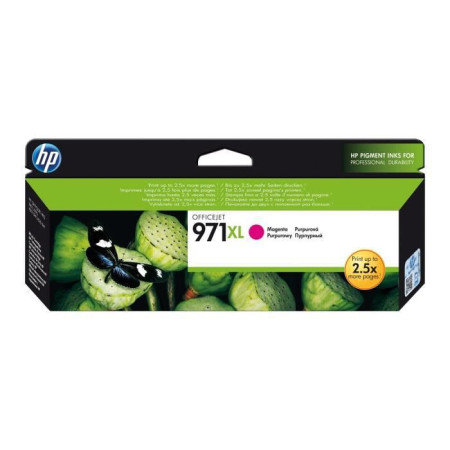 HP 971XL Cartouche d'encre magenta grande capacité authentique (CN627AE) pour HP Offi