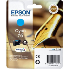 Cartouche d'encre 16 Cyan - EPSON - WorkForce WF-2510WF - Jet d'encre - Epson DURABrite Ultra Cartouche d'encre 16 Cyan - EPSON - WorkForce WF-2510WF - Jet d'encre - Epson DURABrite Ultra