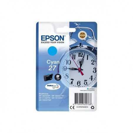 EPSON Cartouche d'encre T2702 Cyan - Réveil (C13T27024012)