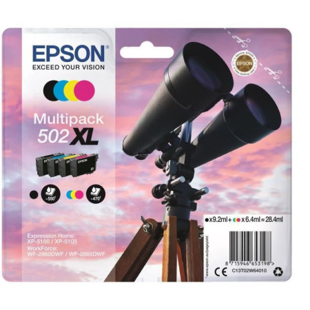 EPSON Multipack 502 XL - Jumelles - Noir
