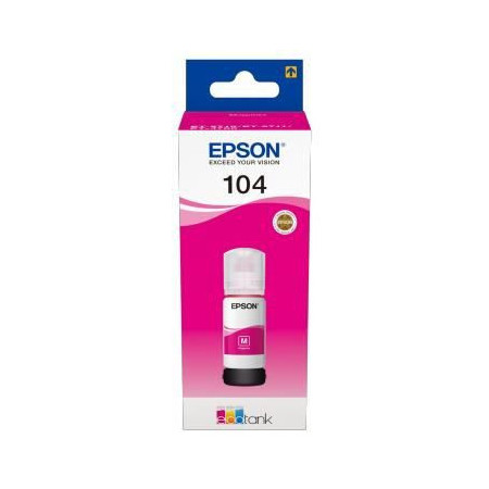 EPSON Kit de Remplissage d'Encre Epson EcoTank 104 - Magenta - Jet d'encre - 7500 Pag