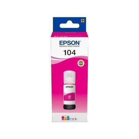 EPSON Kit de Remplissage d'Encre Epson EcoTank 104 - Magenta - Jet d'encre - 7500 Pages - 1 Unit(s) (C13T00P340)