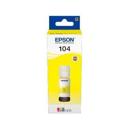 Cartouche d'encre Epson ECOTANK 104 JAUNE