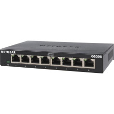 NETGEAR GS308-300PES Switch Ethernet Métal 8 ports Gigabit (10/100/1000) NETGEAR GS308-300PES Switch Ethernet Métal 8 ports Gigabit (10/100/1000)