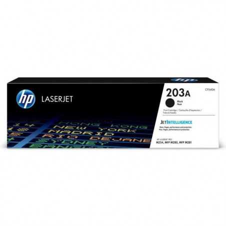 Cartouche de toner noir HP 203A LaserJet authentique pour HP Color LaserJet Pro M254/M280/M281