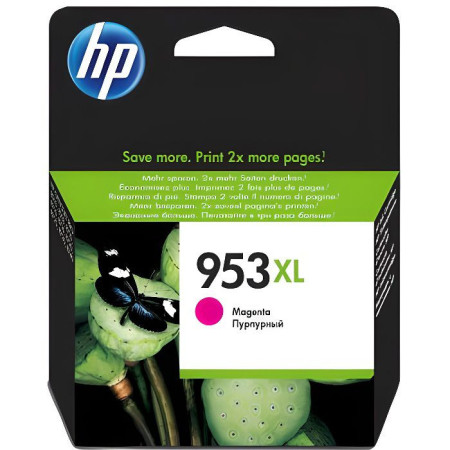 HP 953XL Cartouche d'encre magenta grande capacité authentique (F6U17AE) pour HP Offi
