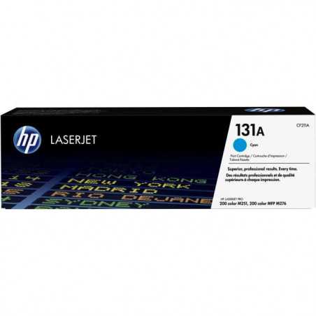 Toner Authentique HP Cyan 131A CF211A - HP - Pour LaserJet Pro M251/M276
