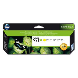 HP 971XL Cartouche d'encre jaune grande capacité authentique (CN628AE) pour HP Offic