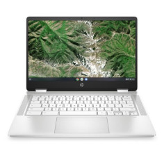 Ordinateur Portable Chromebook HP 14a-ca0057nf - 14'' FHD tactile/convertible - Pentium Silver - RAM 8Go - Stockage 64Go - Chrom