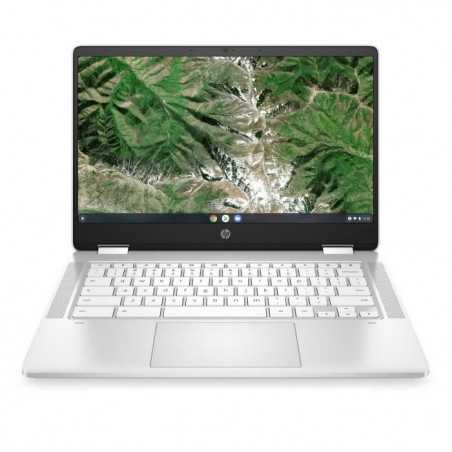 Ordinateur Portable Chromebook HP 14a-ca0057nf - 14'' FHD tactile/convertible - Pentium Silver - RAM 8Go - Stockage 64Go - Chrom