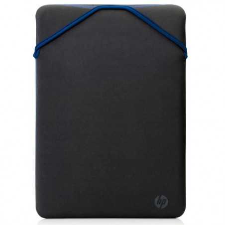 Housse de protection HP réversible noir et bleu pour ordinateur portable 15,6