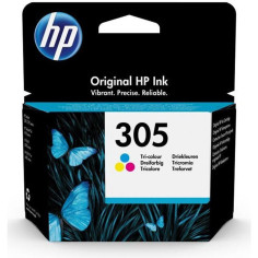 HP 305 Cartouche d'encre trois couleurs authentique (3YM60AE) pour HP DeskJet 2300/27 HP 305 Cartouche d'encre trois couleurs authentique (3YM60AE) pour HP DeskJet 2300/27