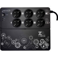 Onduleur 500 VA - INFOSEC - Z3 ZenBox EX 500 - Haute fréquence - 6 prises FR/SCHUKO - 66074 Onduleur 500 VA - INFOSEC - Z3 ZenBox EX 500 - Haute fréquence - 6 prises FR/SCHUKO - 66074