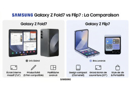 Samsung Galaxy Z Fold 7 vs Flip 7 : quel pliable choisir ? 2026